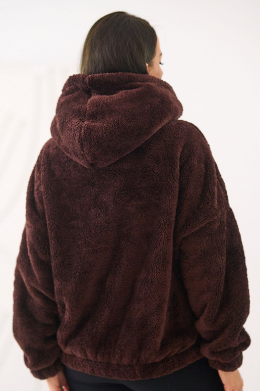 Tmavě hnědá bunda