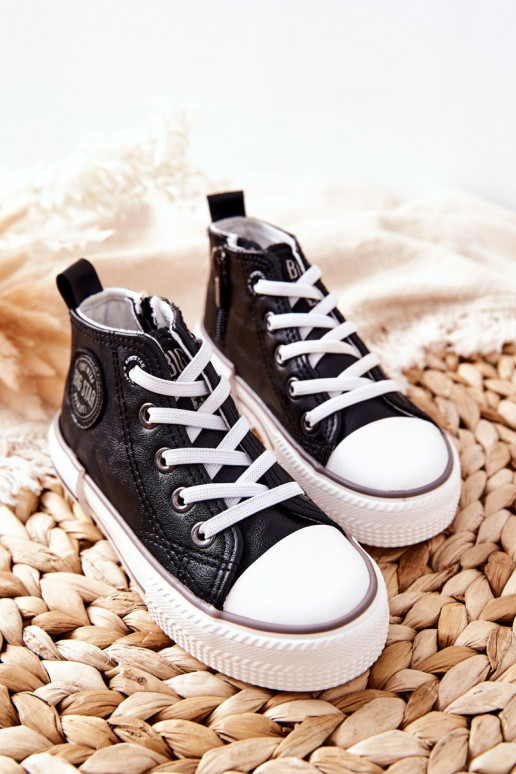 Dětská obuv s kamínkem BIG STAR II374003 Černé