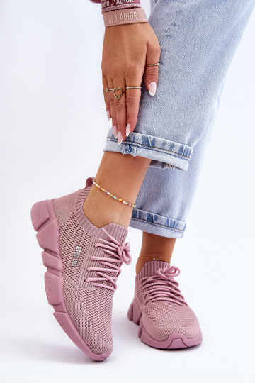   Tenisky Memory Foam System Big Star JJ274266 růžová 2