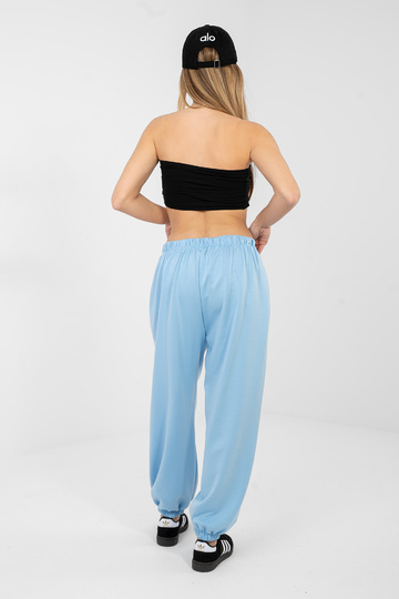 Kalhoty světle modré 2