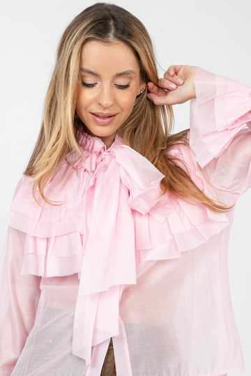 Košile světle růžová