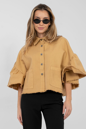 Bunda barvy velbloudí srsti 2