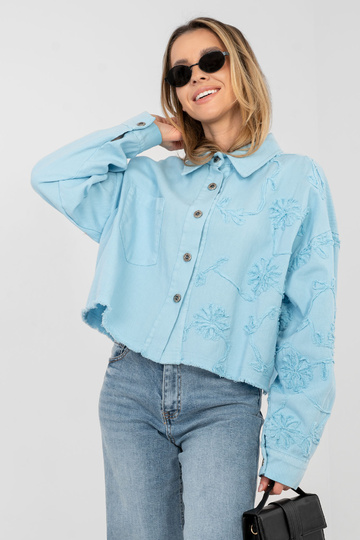 Bunda IT světle modrá