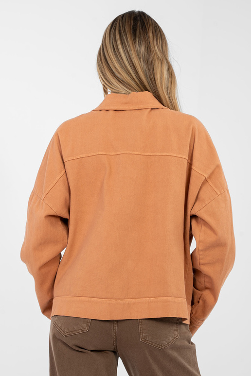 Bunda tmavě oranžová