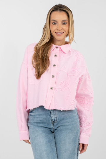 Bunda světle růžová