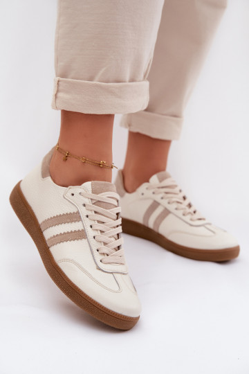 Zazoo N1068   Tenisky  béžové 2