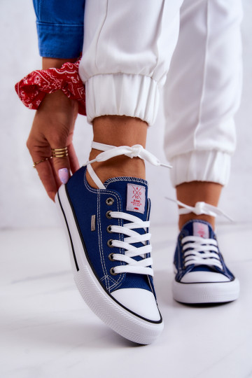   ležérní boty Cross  JJ2R4012C tmavě modrá 2