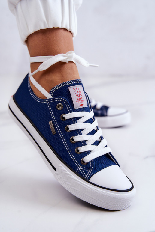   ležérní boty Cross  JJ2R4012C tmavě modrá