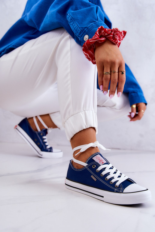   ležérní boty Cross  JJ2R4012C tmavě modrá