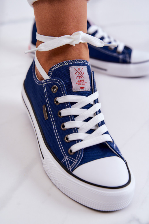   ležérní boty Cross  JJ2R4012C tmavě modrá