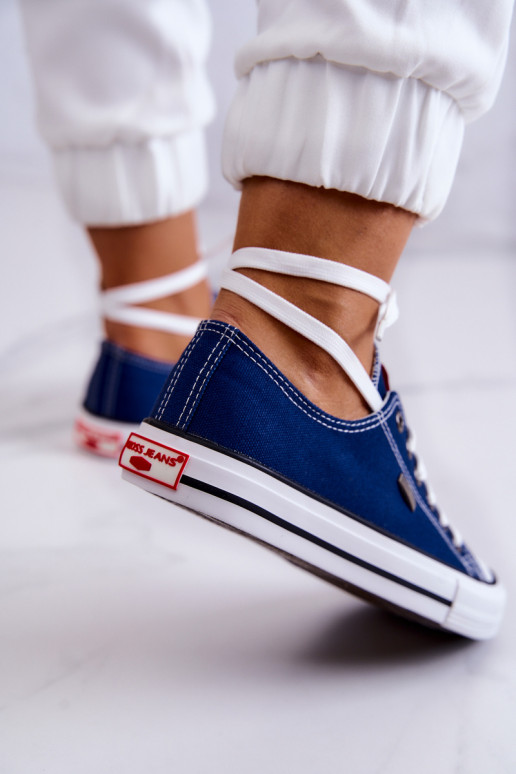   ležérní boty Cross  JJ2R4012C tmavě modrá