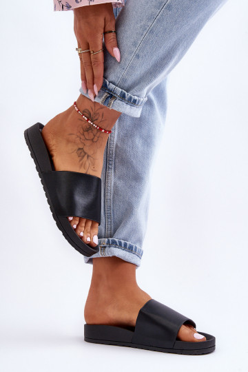   Pantofle Černé Rolien 2