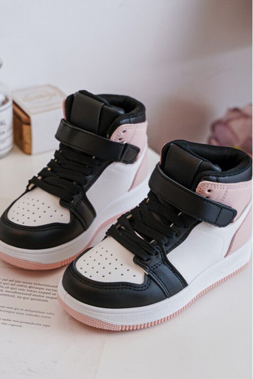  Dětská sportovní obuv Bílá-růžová Teredite