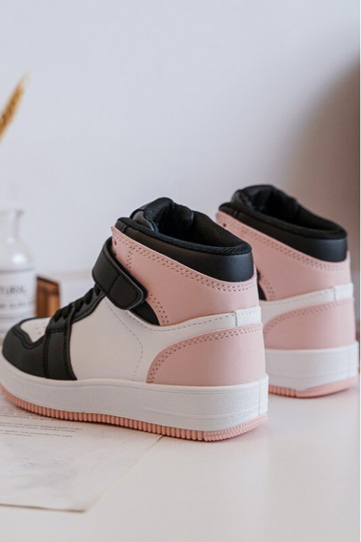  Dětská sportovní obuv Bílá-růžová Teredite