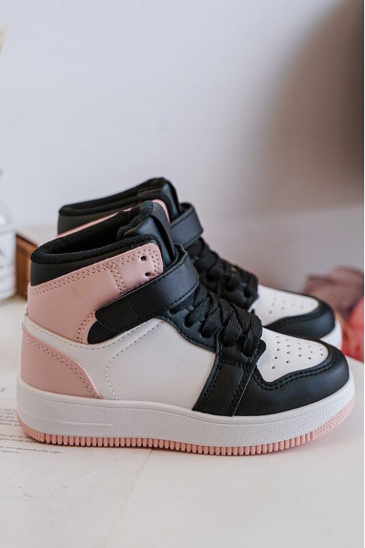  Dětská sportovní obuv Bílá-růžová Teredite