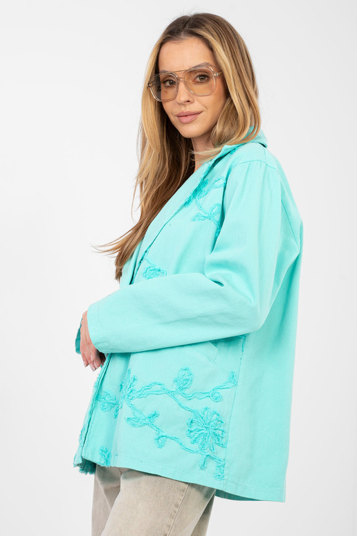 Pánské tyrkysové sako