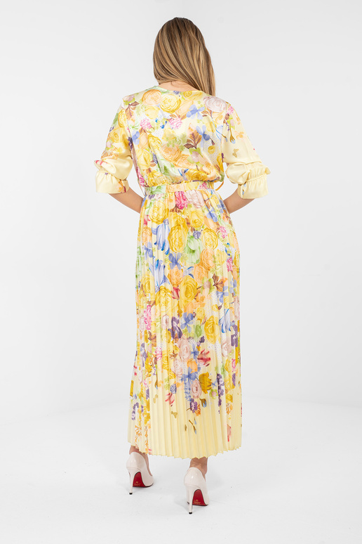 Šaty světle žluté