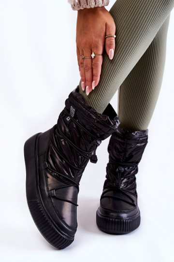  zateplené Sněhule Big Star KK274193 Černé