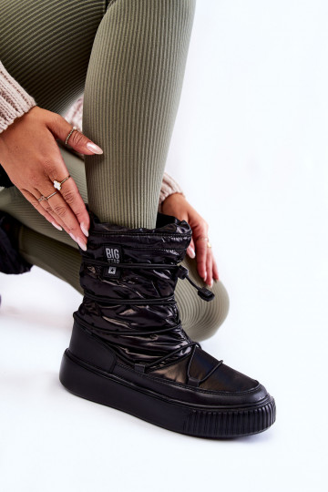  zateplené Sněhule Big Star KK274193 Černé 2