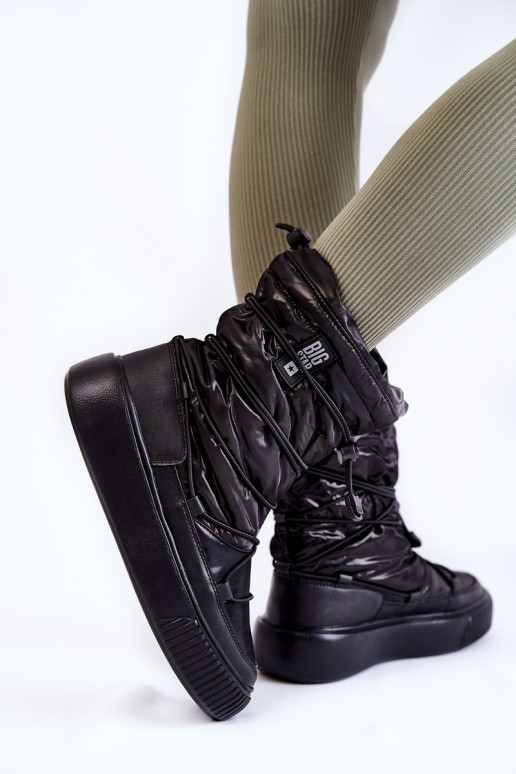  zateplené Sněhule Big Star KK274193 Černé