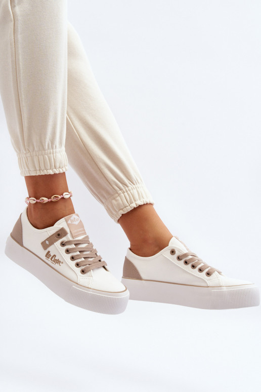  Ležérní obuv Lee Cooper LCW-24-31-2198 bílé