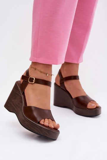 Dámské sandály  Eko  Czekoladowe Parilisse 2