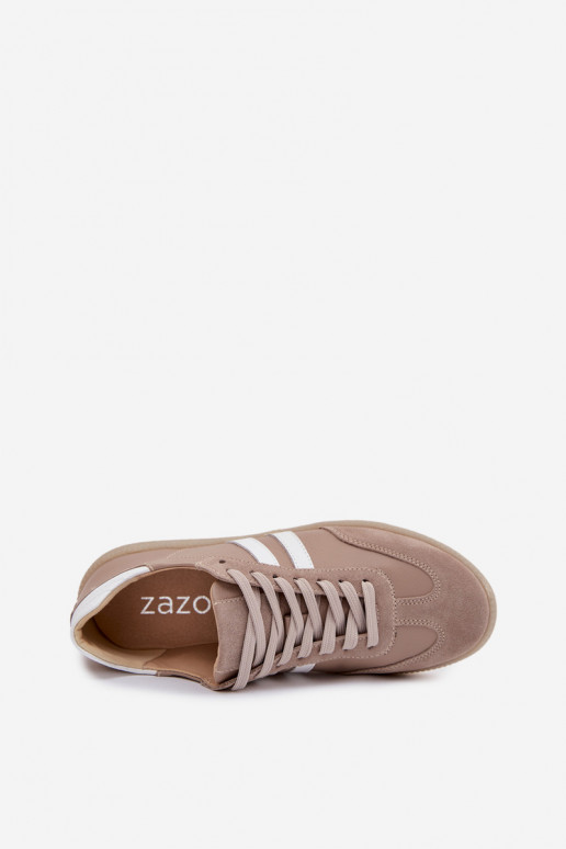 Zazoo N1068   Tenisky  béžové