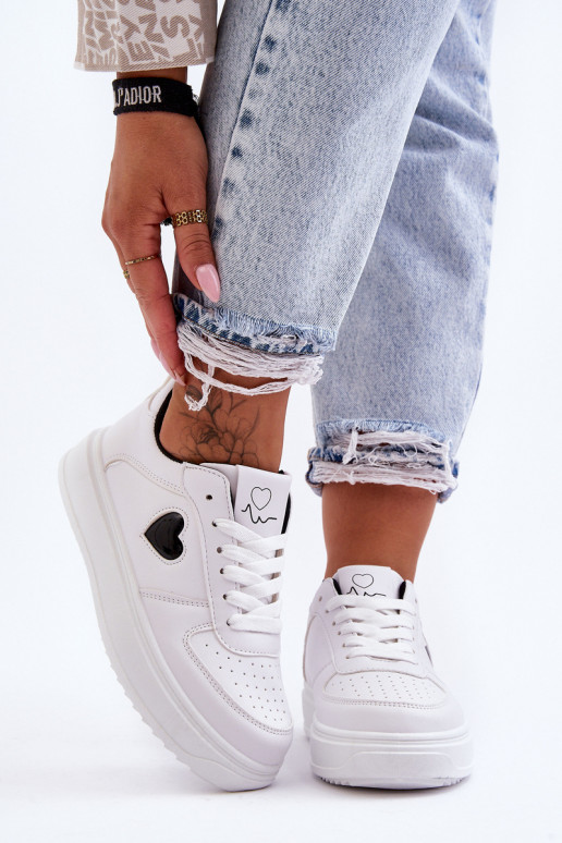  tenisky  Bílá-Černé Amore