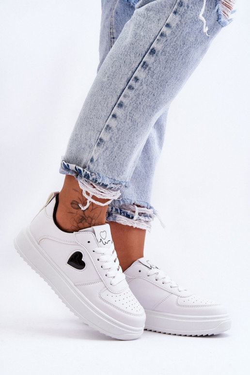  tenisky  Bílá-Černé Amore