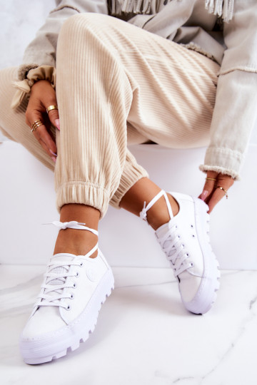 Dámská obuv s platformou BIG STAR JJ274488 bílé 2