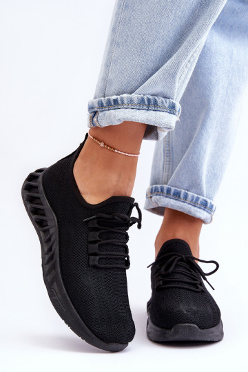  Slip-on vzor  Tenisky Černé Venett 2