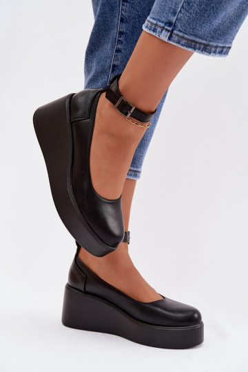 boty   s popruhy Černé Belvissa