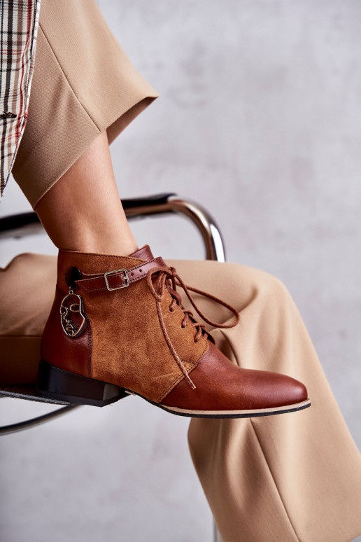 Dámské podpatky   5743A-29 hnědá