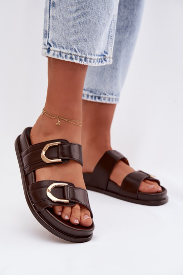 Eko Pantofle  s pruhy Czekoladowe Rosinessa 2