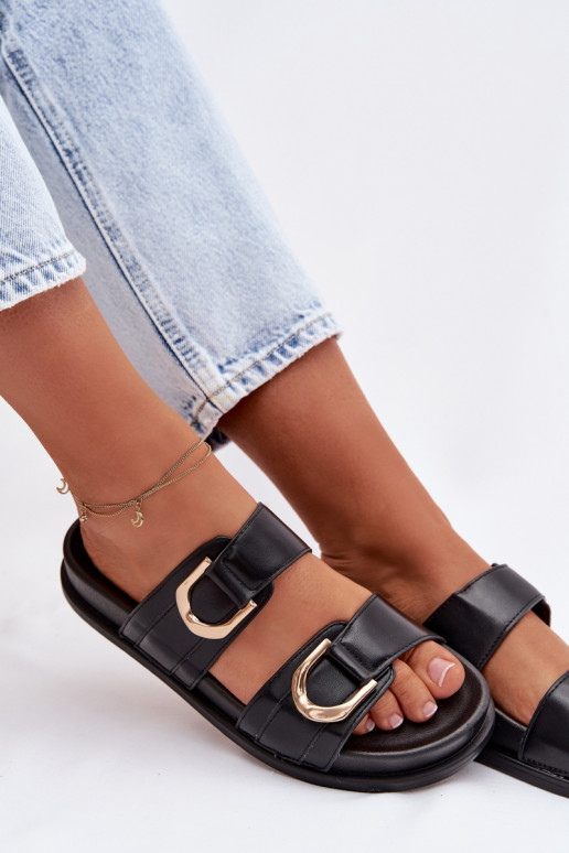 Eko Pantofle  s pruhy Černé Rosinessa