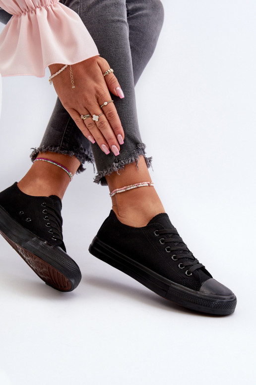 Klasické tenisky  Černé Caelira