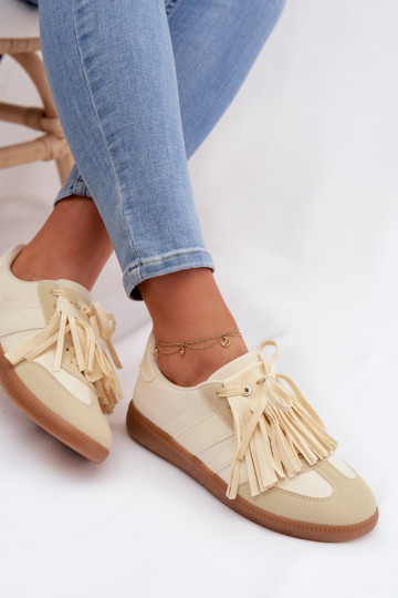 Tenisky  se střapci Žluté Dorivelle