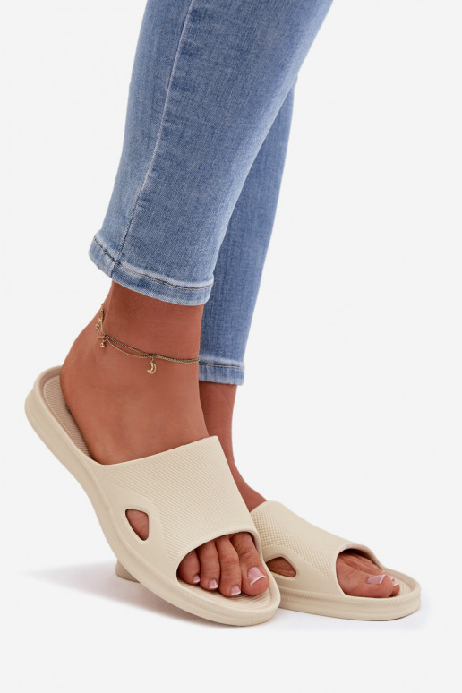  Dámské pantofle béžové Juniria