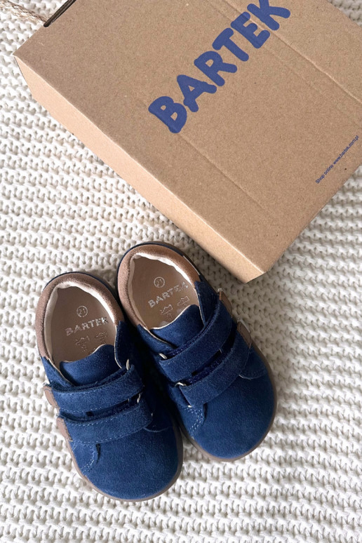  boty Barefoot Dětské Z Odblaskami Bartek 8600366 tmavě modrá