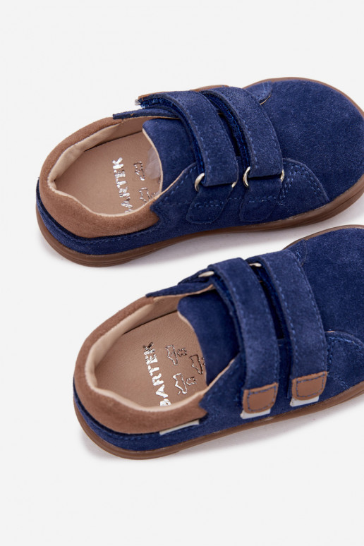  boty Barefoot Dětské Z Odblaskami Bartek 8600366 tmavě modrá