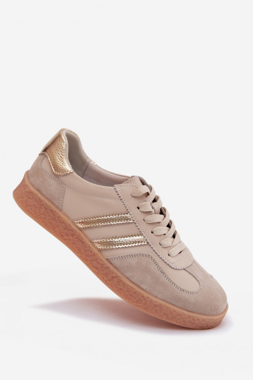  Tenisky  S.Barski LR61-7059 béžové