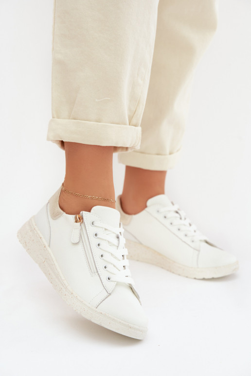  boty  se zipy Bílá-zlaté barvy Dorothea