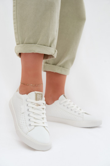 ležérní boty Tenisky  Eko  Big Star TT274020 bílé 2