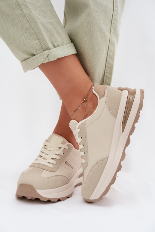 Tenisky tenisky  Big Star TT274876 HI-POLY SYSTEM béžové