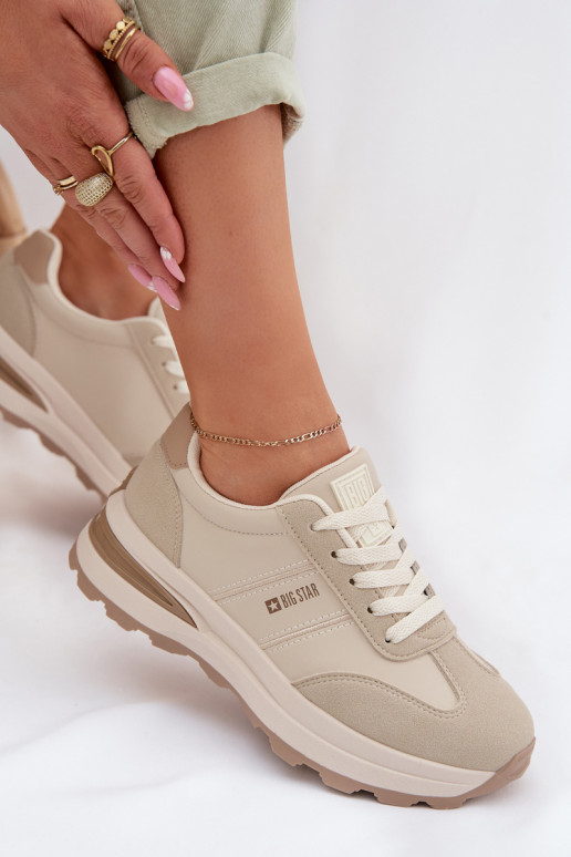 Tenisky tenisky  Big Star TT274876 HI-POLY SYSTEM béžové