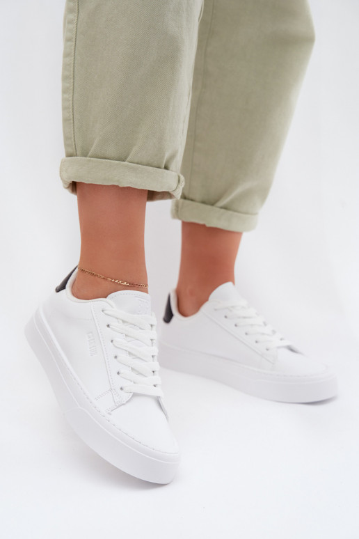 Tenisky  z ekologické kůže Big Star TT274928 HI-POLY SYSTEM bílé