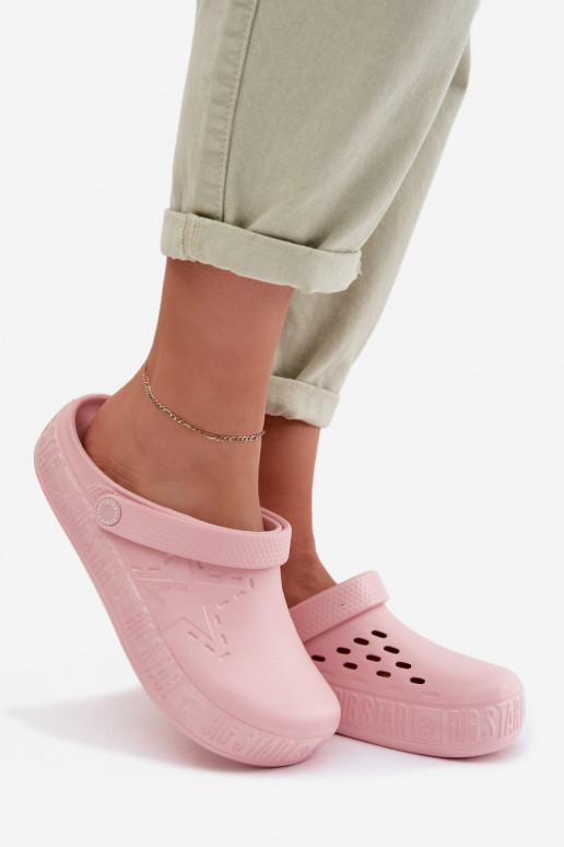 Pantofle    Big Star TT274A080 růžová