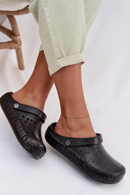 Pantofle    Big Star TT274A084 Černé