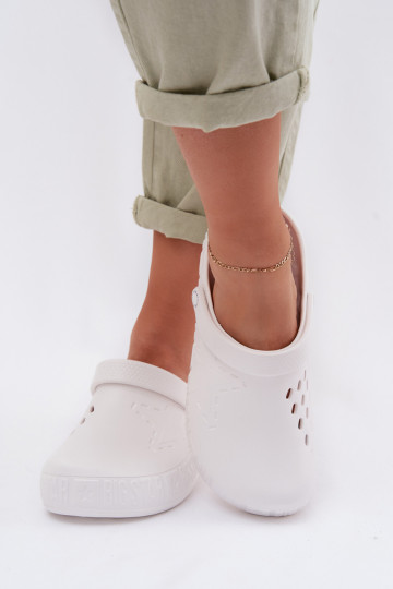 Pantofle    Big Star TT274A081 bílé 2