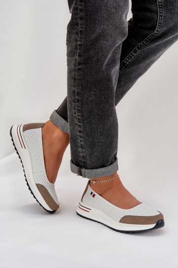 baleríny  bílé Nelviera